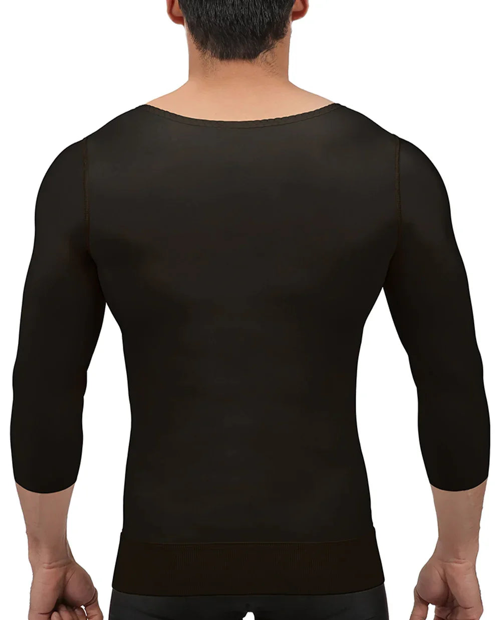 Rear view of the Carmelo 1 vest, highlighting the full-back coverage and flat-seamed design that ensures a smooth fit under clothing.