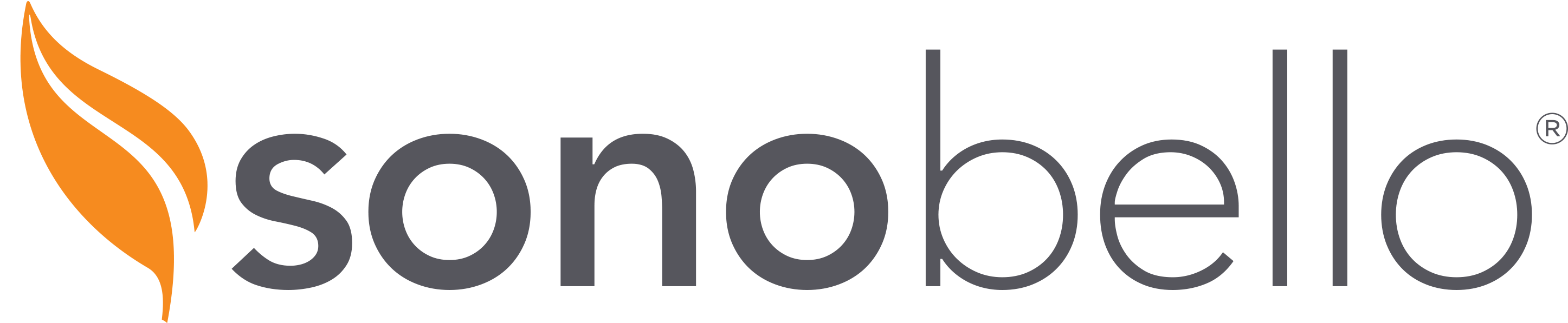 Sono Bello colorful logo